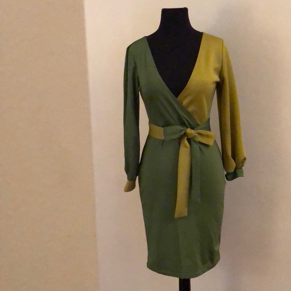 Army Green Dress